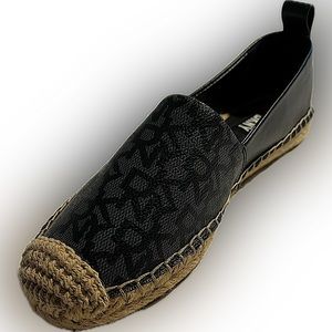 DKNY Black Espadrille Flats